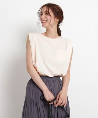 ＜GROVE (Women)＞Ｌｅｅ（Ｒ）　フレンチスリーブＴシャツ（２００１７８８４２４）