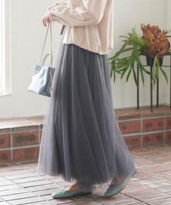 ｓ ｌｌ チュールボリュームロングスカート ２００１８３３５３２ 三越伊勢丹オンラインストア 公式