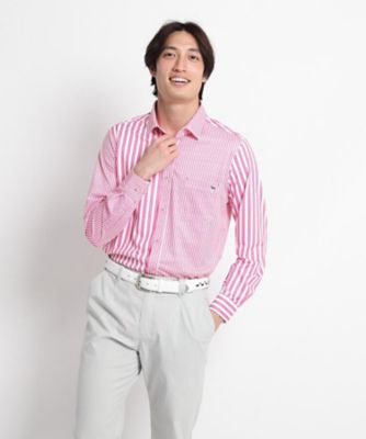 吸水速乾 ｕｖカット クレイジーパターン ストライプ長袖シャツ ２００１８３９４７１ 三越伊勢丹オンラインストア 公式