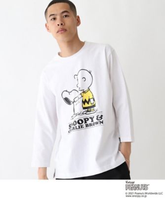 ｐｅａｎｕｔｓ ピーナッツ スヌーピーｘチャーリー ブラウン７分袖ｔシャツ ２００１８３９７７４ 三越伊勢丹オンラインストア 公式