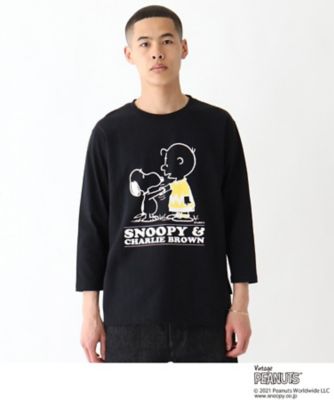 ｐｅａｎｕｔｓ ピーナッツ スヌーピーｘチャーリー ブラウン７分袖ｔシャツ ２００１８３９７７４ 三越伊勢丹オンラインストア 公式