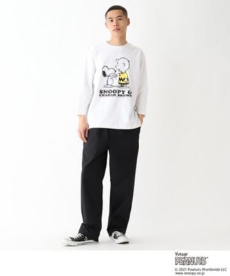 ｐｅａｎｕｔｓ ピーナッツ スヌーピーｘチャーリー ブラウン７分袖ｔシャツ ２００１８３９７７４ 三越伊勢丹オンラインストア 公式