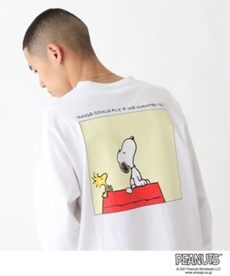 ｐｅａｎｕｔｓ ピーナッツ スヌーピー ウッドストック コミックアート長袖ｔシャツ ２００１８３９７７５ 三越伊勢丹オンラインストア 公式