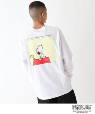 ｐｅａｎｕｔｓ ピーナッツ スヌーピー ウッドストック コミックアート長袖ｔシャツ ２００１８３９７７５ 三越伊勢丹オンラインストア 公式