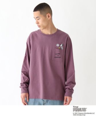 ｐｅａｎｕｔｓ ピーナッツ スヌーピー ウッドストック ポケット長袖ｔシャツ ２００１８３９７７６ 三越伊勢丹オンラインストア 公式