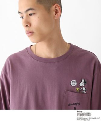 ｐｅａｎｕｔｓ ピーナッツ スヌーピー ウッドストック ポケット長袖ｔシャツ ２００１８３９７７６ 三越伊勢丹オンラインストア 公式