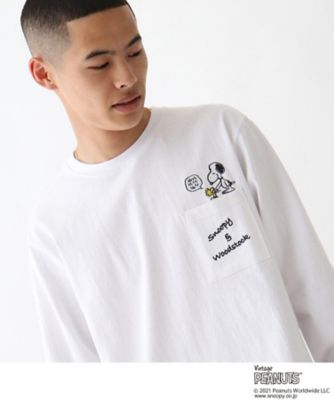 ｐｅａｎｕｔｓ ピーナッツ スヌーピー ウッドストック ポケット長袖ｔシャツ ２００１８３９７７６ 三越伊勢丹オンラインストア 公式