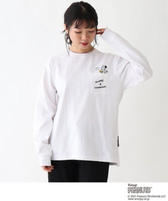 ｐｅａｎｕｔｓ ピーナッツ スヌーピー ウッドストック ポケット長袖ｔシャツ ２００１８３９８００ 三越伊勢丹オンラインストア 公式