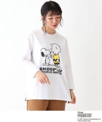 ｐｅａｎｕｔｓ ピーナッツ スヌーピーｘチャーリー ブラウン７分袖ｔシャツ ２００１８３９８０１ 三越伊勢丹オンラインストア 公式