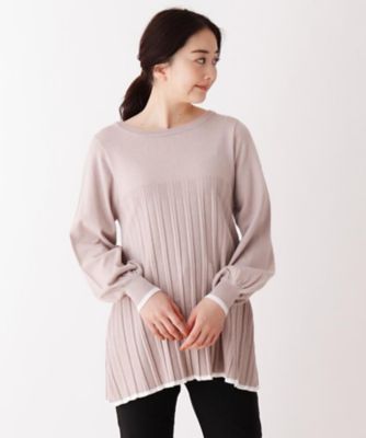 プリーツ風ａラインニット ２００１８４１８６４ 三越伊勢丹オンラインストア 公式