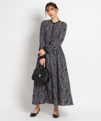 ｓ ｌｌ バティック柄配色使いロングワンピース ２００１８４５６１４ 三越伊勢丹オンラインストア 公式