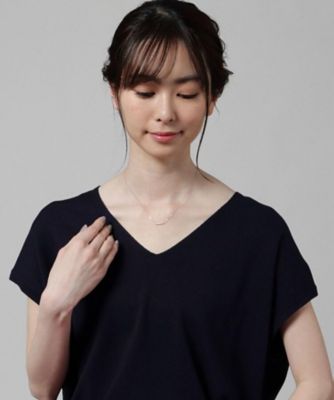 Ｋ１０ダイヤモンド　グラデーション　アシンメトリーネックレス（２００１８５９９６７）