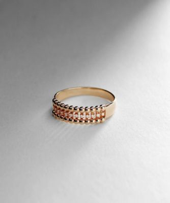 Ｋ１０ダイヤモンド　丸玉透かしリング（２００１８６０２６２）
