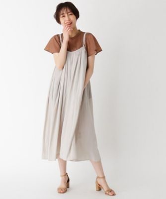 パウダーサテンキャミワンピース ２００１８６４８９４ 三越伊勢丹オンラインストア 公式