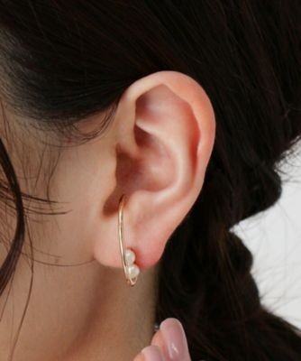 Ｋ１０パール　イヤーカフピアス（片耳用）（２００１８６８９５４）