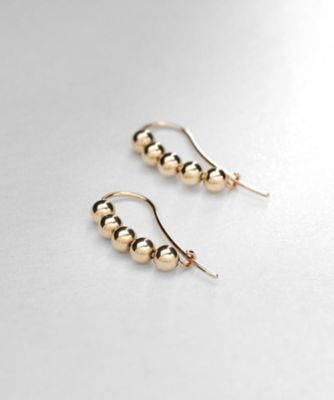 ＜COCOSHNIK (Women)＞Ｋ１０中空ボール　フックピアス（２００１８６８９５９）