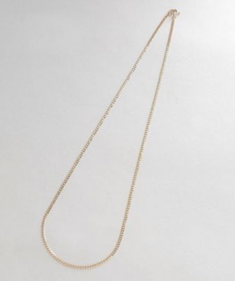 Ｋ１０フラット喜平チェーン　ネックレス（２００１８７０４０９）