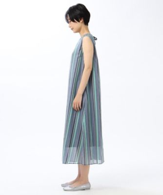 洗える マルチストライプ ノースリーブワンピース ２００１８７９４１５ 三越伊勢丹オンラインストア 公式