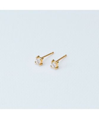 K18ダイヤモンド 爪留め スタッドピアス（2001882589 