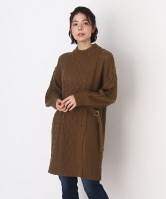 ｄカン付きケーブルニットチュニックワンピース ２００１９０２５４１ 三越伊勢丹オンラインストア 公式