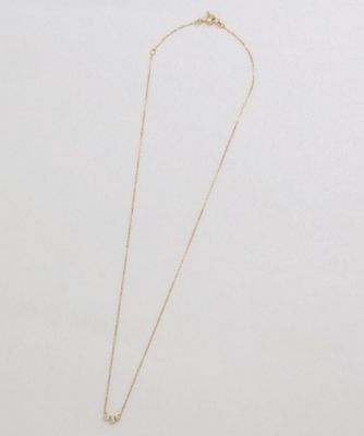 Ｋ１８ダイヤモンド　ランダムクラスター３石　ネックレス（２００１９０４４２４）