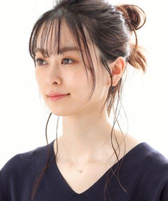 Ｋ１８ダイヤモンド　ランダムクラスター７石　ネックレス（２００１９０４４２５）