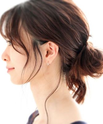 Ｋ１０ダイヤモンド　ダブルシード　スタッドピアス（２００１９０４４９２）