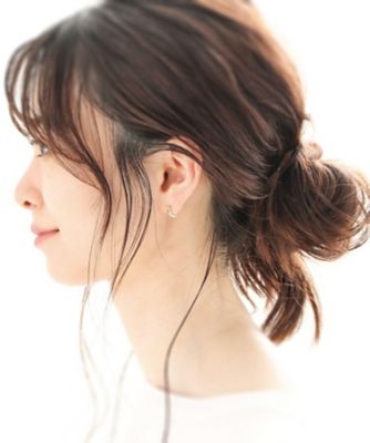 Ｋ１０Ｓ字中折れ　フープピアス（２００１９０４５０９）