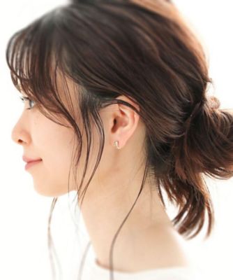 Ｋ１０ヘキサゴン中折れ　フープピアス（２００１９０４５１０）