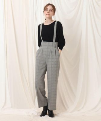 サスペンダー付き ワイドパンツ ２００１９０８６１２ 三越伊勢丹オンラインストア 公式