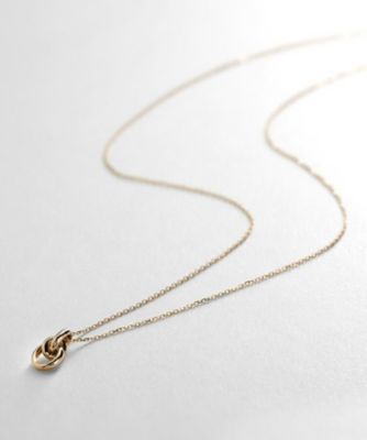 ＜COCOSHNIK (Women)＞Ｋ１０トリニティノット　ネックレス（２００１９１２２７４）