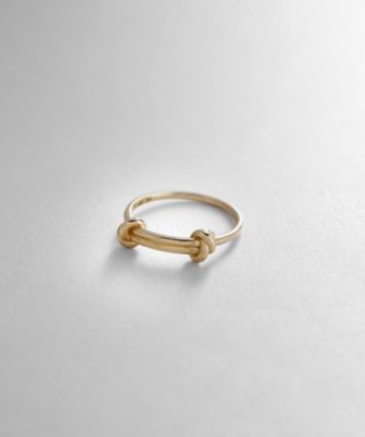 ＜COCOSHNIK (Women)＞Ｋ１０ダブルノット　リング（２００１９１２２８５）