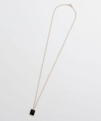 Ｋ１０カラーストーン（オニキス）カボション　ネックレス（２００１９１９４４０）