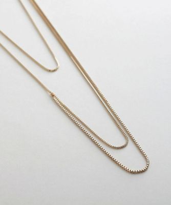 Ｋ１０ベネチアンチェーン　ドレープネックレス（２００１９１９４５１）