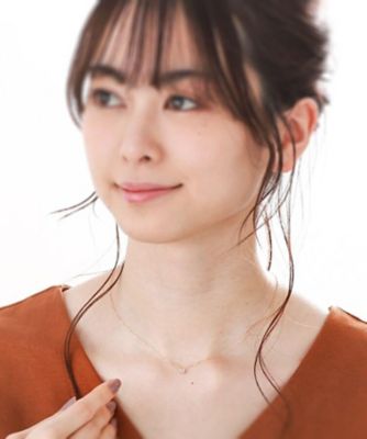 Ｋ１８ダイヤモンド　バゲットカットコンビネーション　ネックレス（２００１９３９７２１）