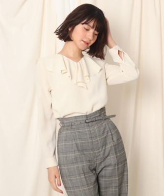 ラッフルフリルブラウス ２００１９４４３５１ 三越伊勢丹オンラインストア 公式