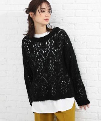 ２点セット 透かし編みニット ロンｔ ２００１９５１０７６ 三越伊勢丹オンラインストア 公式