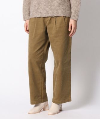 コーデュロイ２タックワイドパンツ ２００１９５１５０２ 三越伊勢丹オンラインストア 公式