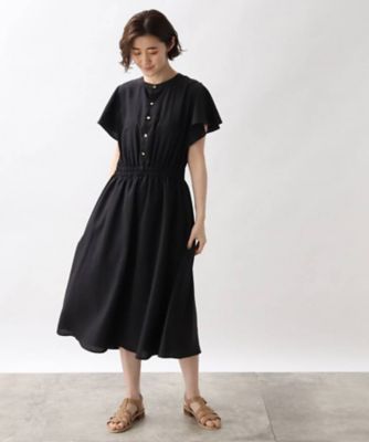 お仕事にもお出かけにも フレア スリーブ前後２ｗａｙワンピース ２００１９８２４５２ 三越伊勢丹オンラインストア 公式