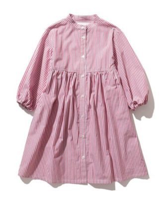 １００ １４０ ゆったりシルエット ストライプシャツワンピース ２００１９９２３８７ 三越伊勢丹オンラインストア 公式