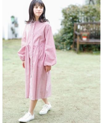 １５０ １６０ ゆったりシルエット ストライプシャツワンピース ２００１９９２３８８ 三越伊勢丹オンラインストア 公式