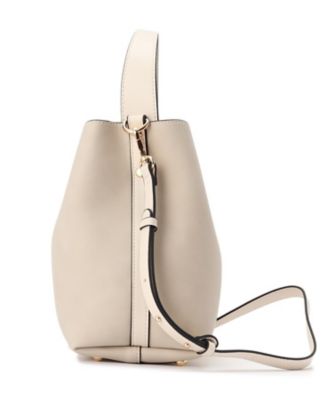 2WAY】フェイクスエードコンビ ワンハンドルバッグ