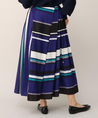 ノベルマルチボーダー切替スカート ２００１９９５４７８ 三越伊勢丹オンラインストア 公式