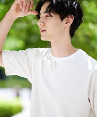 ひんやり心地いい肌触り ポンチキーネックｔシャツ ｓ ３ｌサイズ ２００２０５０５０８ 三越伊勢丹オンラインストア 公式