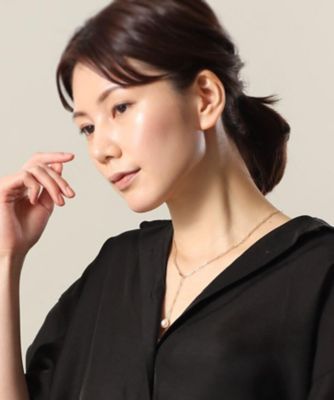 Ｋ１０パール　ＰＣロング２ＷＡＹ　ネックレス（２００２０５０８２４）