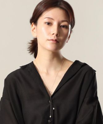 Ｋ１０パール　ラリエットネックレス（２００２０５０８２６）