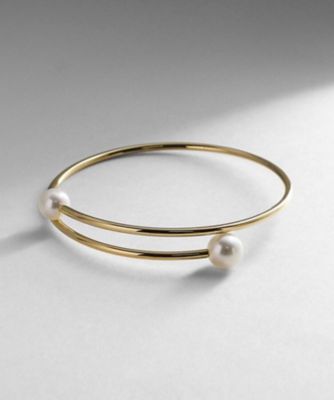 K18のバングル MIKIMOTO ミキモト バングル 18金 K18イエローゴールド