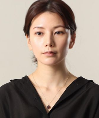 Ｋ１０パープルカルセドニー　オーバルカボション　ネックレス（２００２０５０８６１）
