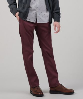 【SALE】TAKEO KIKUCHI (Men)/タケオキクチ ハイストレッチ ピケ スリム パンツ(2002057036) アカ063 パンツ・ズボン【三越伊勢丹/公式】