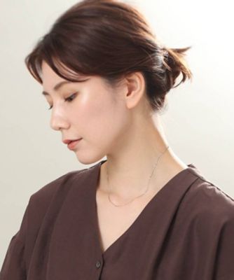 Ｋ１０フラットチェーン　ネックレス（２００２０５９２４３）